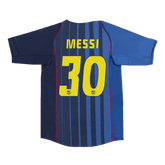 Barcelona MESSI #30 Away Soccer Jersey Retro 2004/05